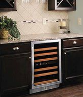 54 Bottle Dual Zone Freestanding Wine Refrigerator