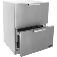 DCS RF24D 24 Built-in Double Drawer Refrigerator with 5.6 cu. ft. Capacity