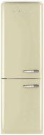 50's Retro Style Refrigerator With Automatic Freezer, Cream, Left H...