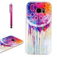 Galaxy S7 Edge Case, Firefish [Fashion Style] [Anti-slip] Ultra Slim Exact Fit Lightweight Flexible TPU Soft Back... N130