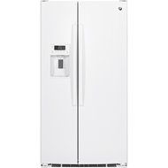 GE GSE25GGHWW 25.4 Cu. Ft. White Side-By-Side Refrigerator - Energy Star N2