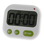 QINF 3&quot; LCD Digital Alarm Clock Timer (2xAAA)