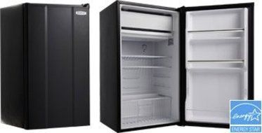 MicroFridge Compact Refrigerator, Black - 3.6 cu ft.