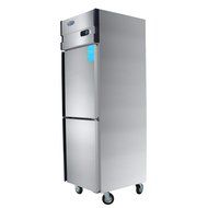 500L 2-Door Reach-in Restaurant Kitchen Stainless Steel Commercial Cabinet Refrigerator Meat Port Beef Steak Freezing... N3