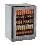 U-Line U3024RGLINT00A Built-in Compact Refrigerator, 4.9 cu. ft., Stainless Steel