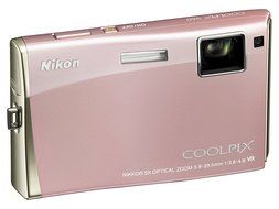 Nikon Coolpix S60 10MP Digital Camera with 5x Optical Vibration Reduction (VR) Zoom (Champagne Pink) N2