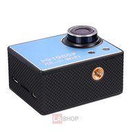 Full HD 1080P Wifi Enabled 50M Waterproof Sports Camera Camcorder w/ Remote Control - Blue N7