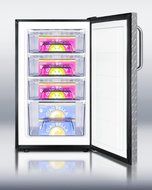 Summit FS408BLBI7DPL: Commercially listed 20" wide built-in undercounter all-freezer, -20(degree) C capable with... N2