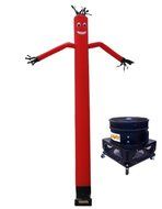 Air Dancer Sky Dancer and Blower Combo Set Red 20ft Inflatable Tube Man