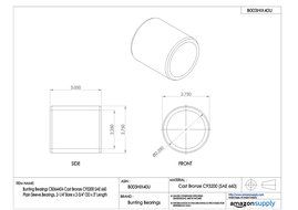 Sleeve Bearing, I.D. 2-1/4, L 3