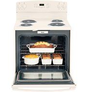GE JB250DFCC 30" Bisque Electric Coil Range N5