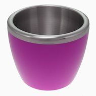 Stainless Steel .75L Personal Ice Bucket Set, 4 Vibrant Colors N4