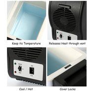 Portable Refrigerator for Car Cigar Jack Cool / Hot Mode Shoulder Strap 6L 12V N6