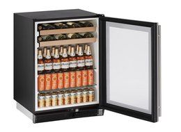 U-Line U1024BEVS00A Built-in Beverage Center, 24", Stainless Steel N2