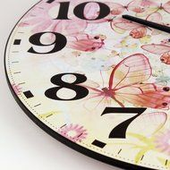 Beautiful Butterfly Wall Decoration Watch Clock Home Decoration Silent Wall Clock N2