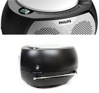 Philips AZ-200S Portable CD Player FM Radio MP3 Link 2W