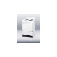 Summit WEM611 24" White Electric Coil Range N3