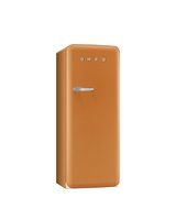 Smeg FAB28UOR 50&rsquo;S Style Refrigerator with Ice Compartment, Right Hand Hinge 9.22 Cu. Ft., Orange