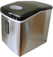 Smart+ Products SPP15AIM Portable Stainless Steel Ice Maker N3