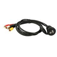 CLARION CLAR-01-CCAUSBAV / Marine Grade USB and AUX AV Input Jack, MFG# 01-CCAUSBAV