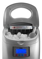 Knox Portable Compact Ice Maker w/LCD Display (Silver) - 2.8-Liter Water Reservoir, 3 Selectable Cube Sizes -... N3