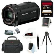 Panasonic HC-V770 HD Camcorder, WiFi, w/ Wasabi battery &amp; 64GB U3 Bundle N9