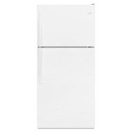 Whirlpool 30 in. W 18.2 cu. ft. Top Freezer Refrigerator with ice maker WHITE