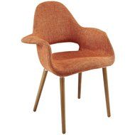 Modway EEI-555-ORA Aegis Dining Armchair in Orange Color