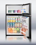 Summit CP35BADA: ADA compliant, ENERGY STAR listed two-door refrigerator-freezer with cycle defrost and zero degree... N4
