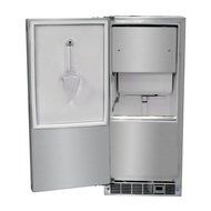 Marvel 30iMT-BS-F-L Indoor Clear Ice Machine, Stainless Door, Left Hinge, 15-Inch, Stainless Steel