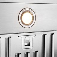 AKDY 36" Island Mount Stainless Steel Both Side Range Hood W/Baffle Filter Remote Control Kitchen Stove Vent N4