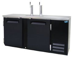 Two Beer Dispenser, 3 Kegs, 19 Cubic Feet
