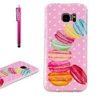 Galaxy S7 Edge Case, Firefish [Fashion Style] [Anti-slip] Ultra Slim Exact Fit Lightweight Flexible TPU Soft Back... N132