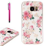 Galaxy S7 Edge Case, Firefish [Fashion Style] [Anti-slip] Ultra Slim Exact Fit Lightweight Flexible TPU Soft Back... N134