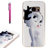 Galaxy S7 Edge Case, Firefish [Fashion Style] [Anti-slip] Ultra Slim Exact Fit Lightweight Flexible TPU Soft Back... N137