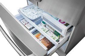 Electrolux EW28BS85KS Wave-Touch 27.8 Cu. Ft. Stainless Steel French Door Refrigerator - Energy Star N4