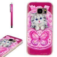 Galaxy S7 Edge Case, Firefish [Fashion Style] [Anti-slip] Ultra Slim Exact Fit Lightweight Flexible TPU Soft Back... N139