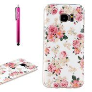 Galaxy S7 Edge Case, Firefish [Fashion Style] [Anti-slip] Ultra Slim Exact Fit Lightweight Flexible TPU Soft Back... N140