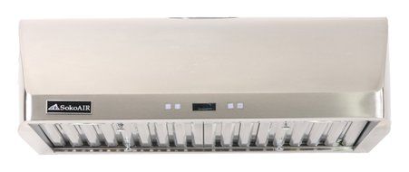 36" SokoAir SK-UC2510 STAINLESS STEEL UNDER CABINET RANGE HOOD N3