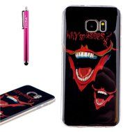 Galaxy S7 Edge Case, Firefish [Fashion Style] [Anti-slip] Ultra Slim Exact Fit Lightweight Flexible TPU Soft Back... N144