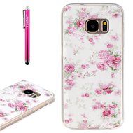 Galaxy S7 Edge Case, Firefish [Fashion Style] [Anti-slip] Ultra Slim Exact Fit Lightweight Flexible TPU Soft Back... N149