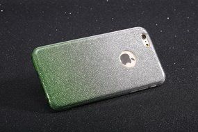 iPhone 6S Plus Bling Case,IKASEFU Creative 3 Layer Glitter Skin+Tpu+PC Glorious Silicone Bumper Case Cover for... N21