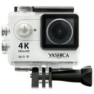 Yashica YAC-401 12MP 4K UHD Action Camera with Wi-Fi, 170 Degree Lens, Silver