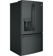 GE Black French-Door Bottom Freezer Refrigerator N4