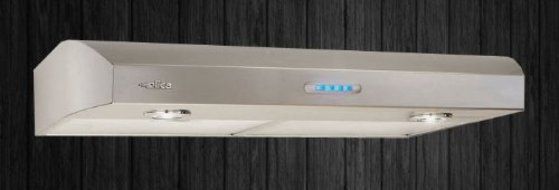 ELICA EAL330WT 30" Under Cabinet Mount Hood with 300 CFM, 3 Blower Speeds, Halogen Lighting, Dishwasher Safe Filters... N2