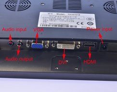 10.1 inch High Resolution IPS LED Panel Screen Display Monitor with VGA HDMI 1366x768 PS3...