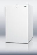 Summit CM411L 20&quot; Medically Approved Compact Refrigerator with 4.1 cu. ft. Capacity Ice Cube Compartment Manual...