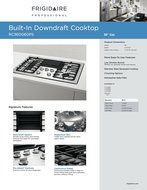 Frigidaire RC36DG60PS 36" Built In Downdraft Gas Cooktop with 4 Sealed Burners in Stainless Steel N4