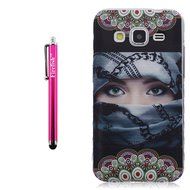 J7 Case, Firefish Colorful Pattern TPU Durable Soft TPU Back [Soft-Flex] [Shock Absorption Technology] Case for... N105