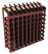 Wine Racks America Ponderosa Pine 9 Column 8 Row Display Top Kit. 13 Stains to Choose From! N10